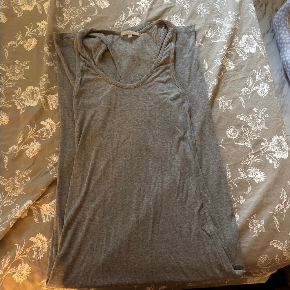 Joan Vass Gray Tank Top dress